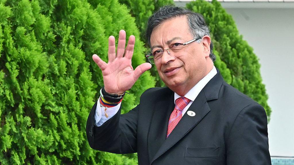 El presidente de Colombia, Gustavo Petro, durante una visita a Honduras el pasado mes de abril de 2025.