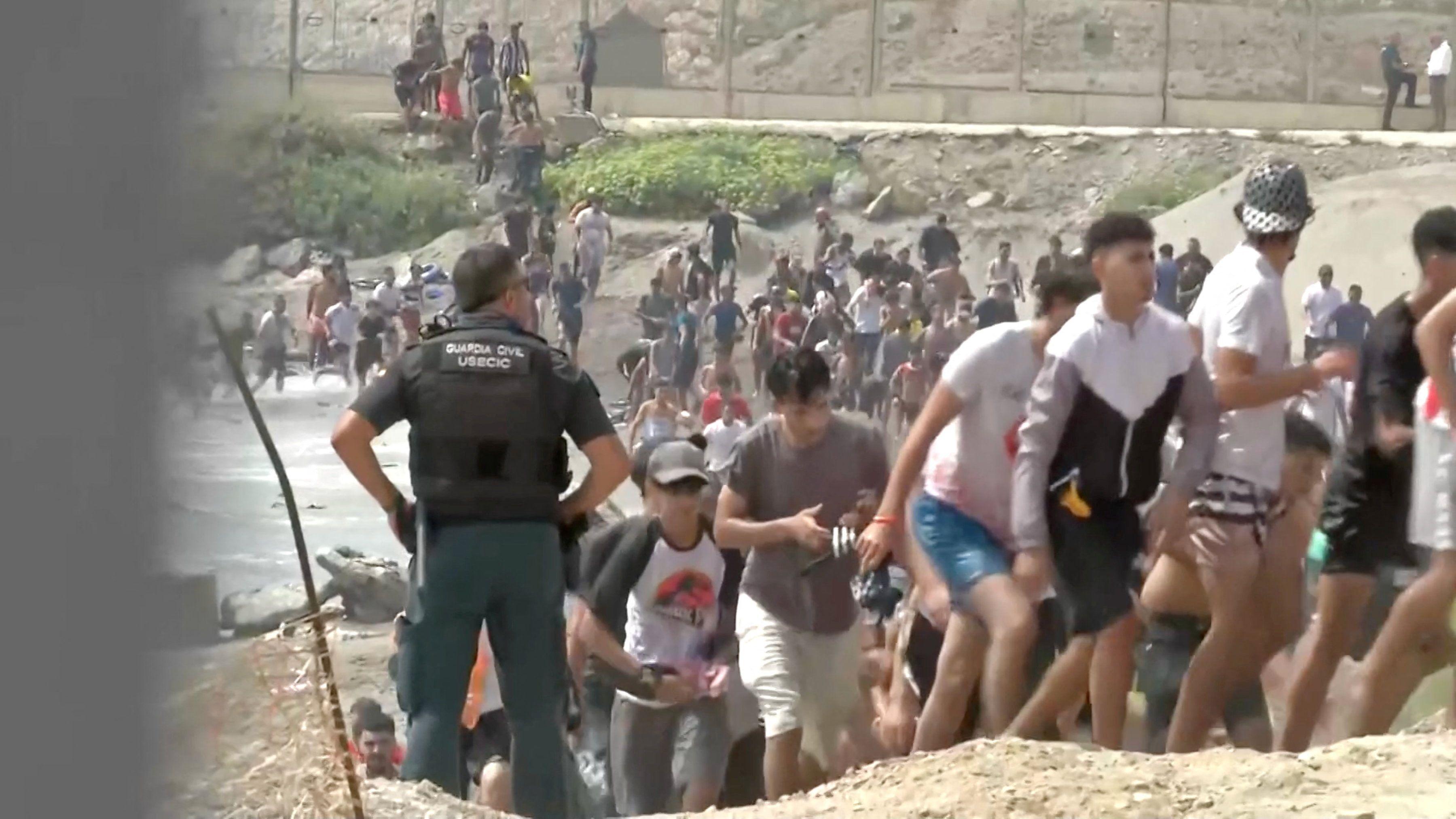 marokanci u seuti, ceuta, seuta, marokanci doplivali do španske teritorije seute
