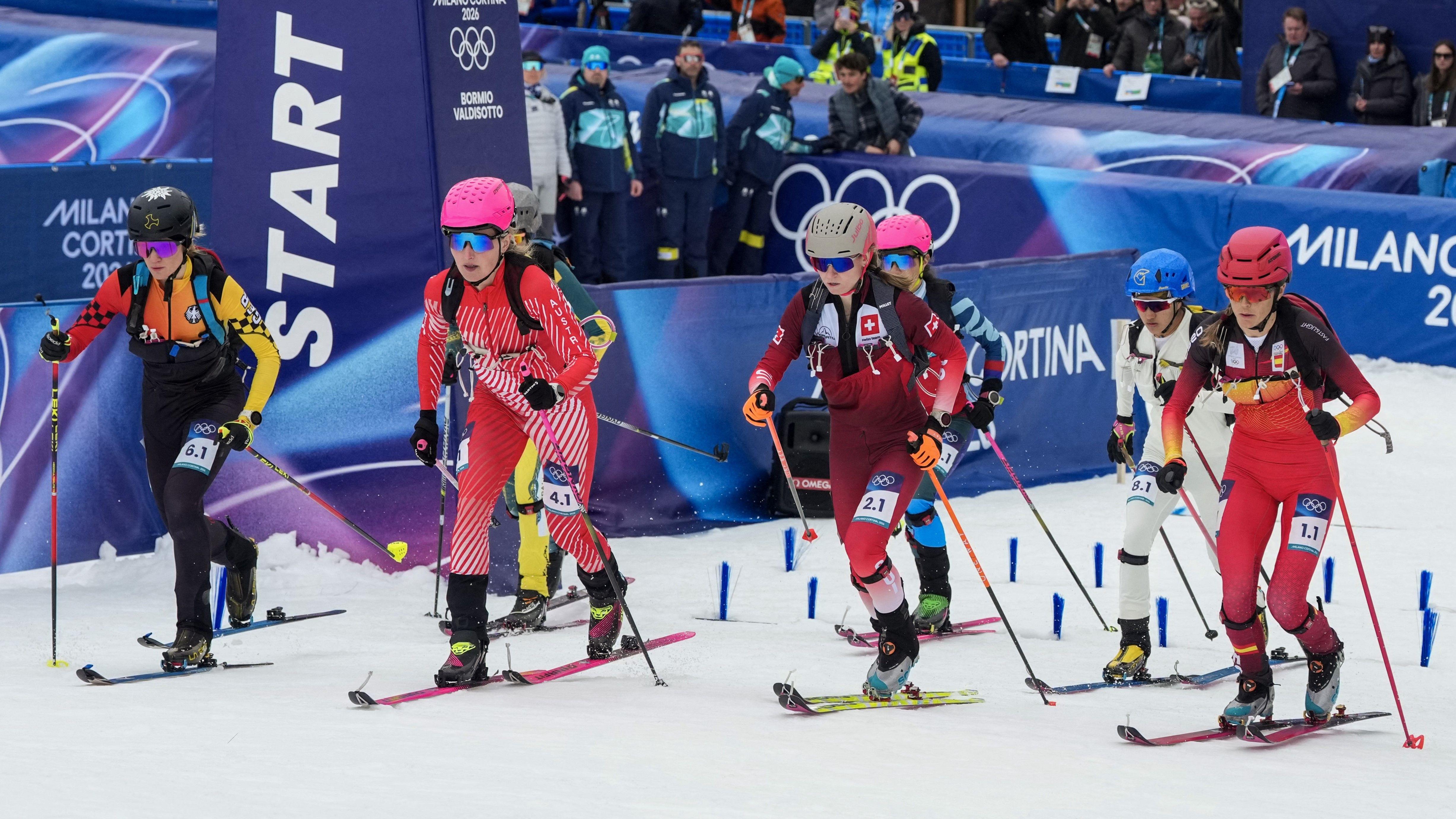 Winter Olympics: Ski mountaineering mixed relay - watch & follow