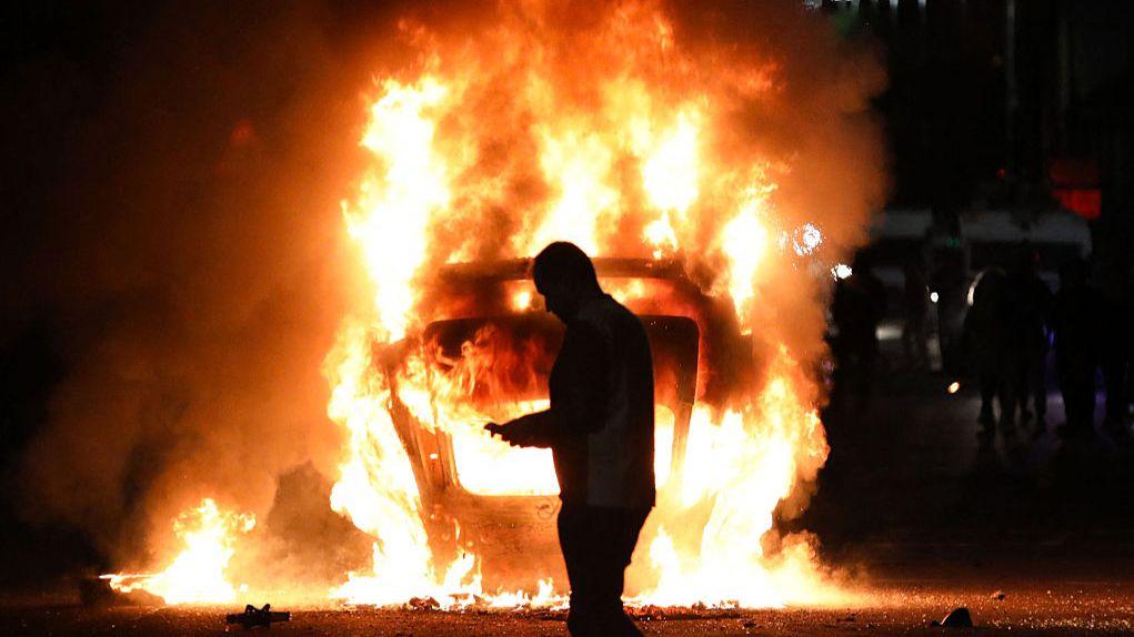 Fireworks and bottles thrown at police in second night of Ballymena violence