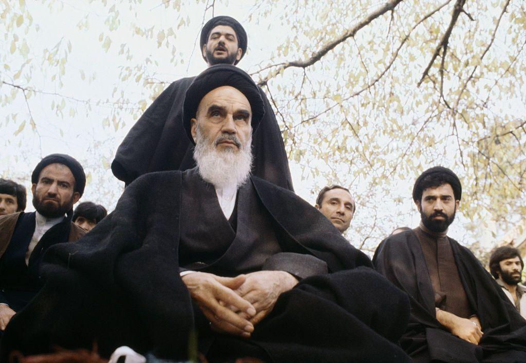 El ayatóla Jomeini en 1979.