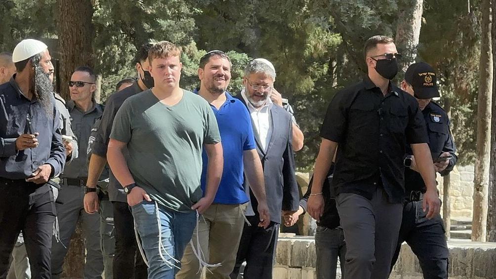 تفاؤل يسود مفاوضات شرم الشيخ، والسيسي يدعو ترامب لحضور مراسم التوقيع "حال التوصل إلى اتفاق" 3 بن غفير (الثالث من على اليمين). أرشيف