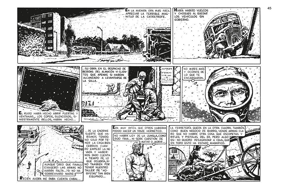 Una imagen de la última edición de "El Eternauta", de Editorial Planeta