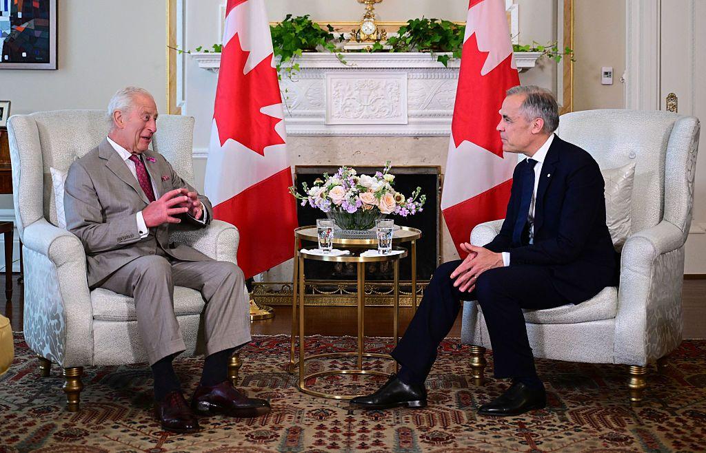 Carlos III y Carney mantuvieron su primera reunión este lunes en Ottawa.