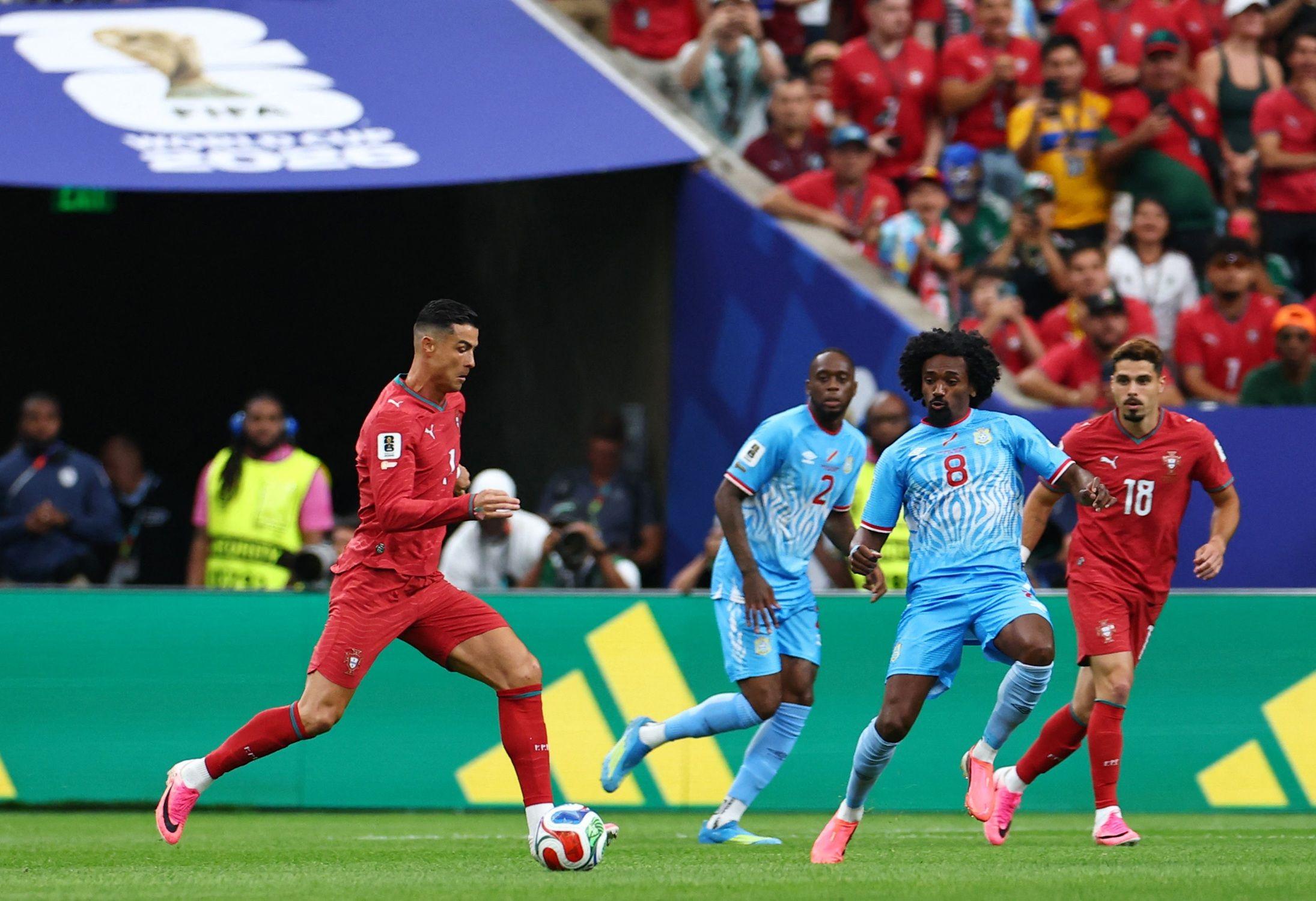 كأس العالم: الكونغو تحرز هدف التعادل أمام البرتغال في نهاية الشوط الأول 1-1