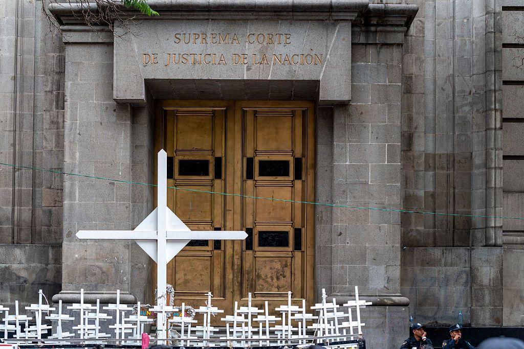 Entrada de la Suprema Corte de México