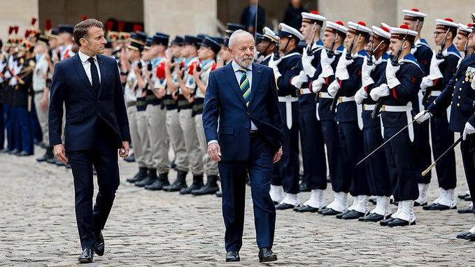 Lula e Macron 