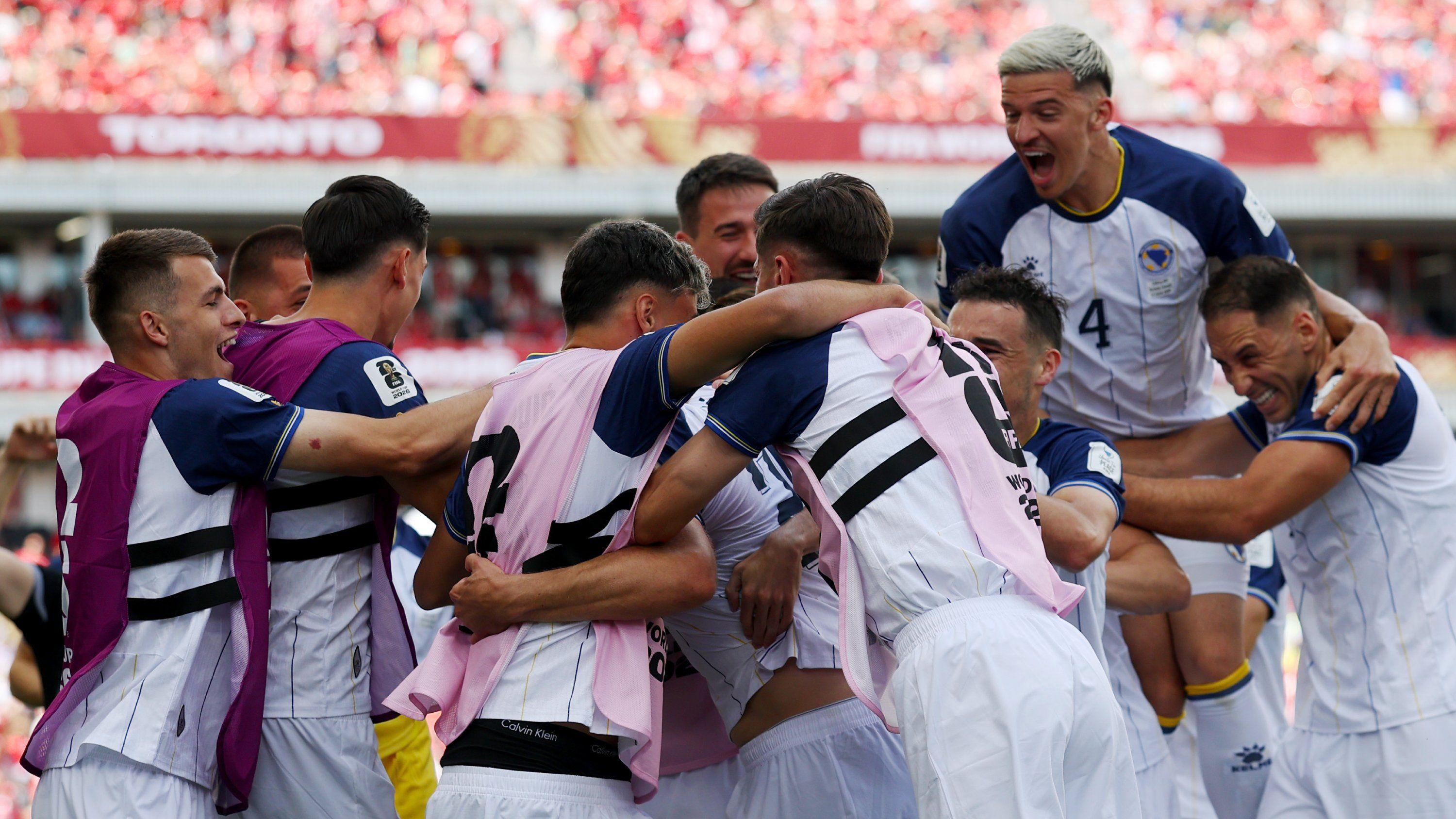 Watch live as Bosnia leading 1-0 against co-hosts Canada at World Cup