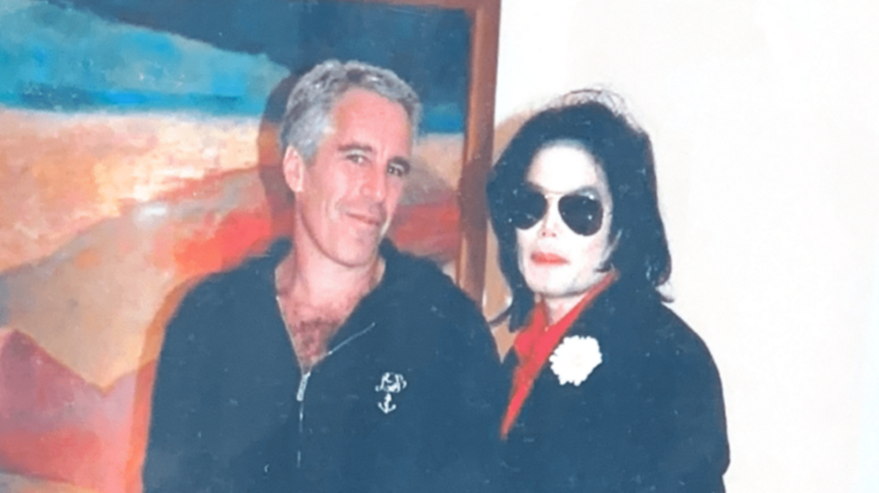 Jeffrey Epstein y Michael Jackson 