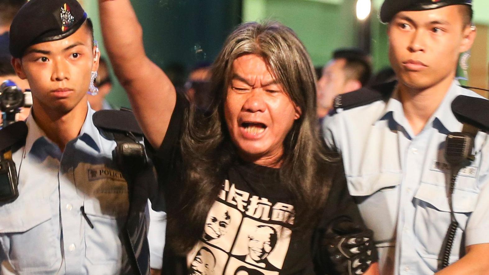 香港前立法會議員梁國雄（資料圖片）