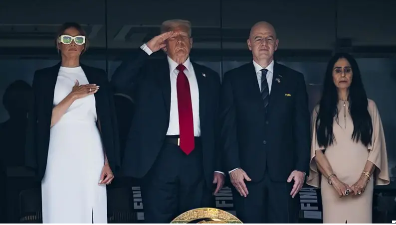 Меланія Трамп на фіналі Клубного чемпіонату світу з футболу у липні у Нью-Йорку