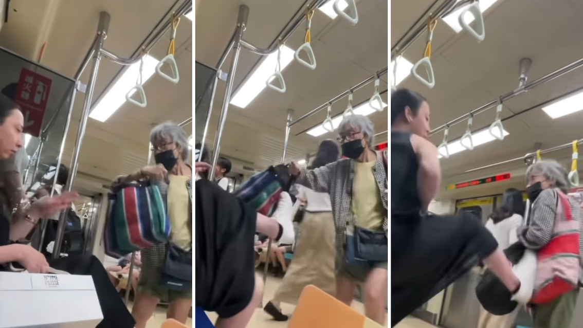 台北捷運讓座糾紛