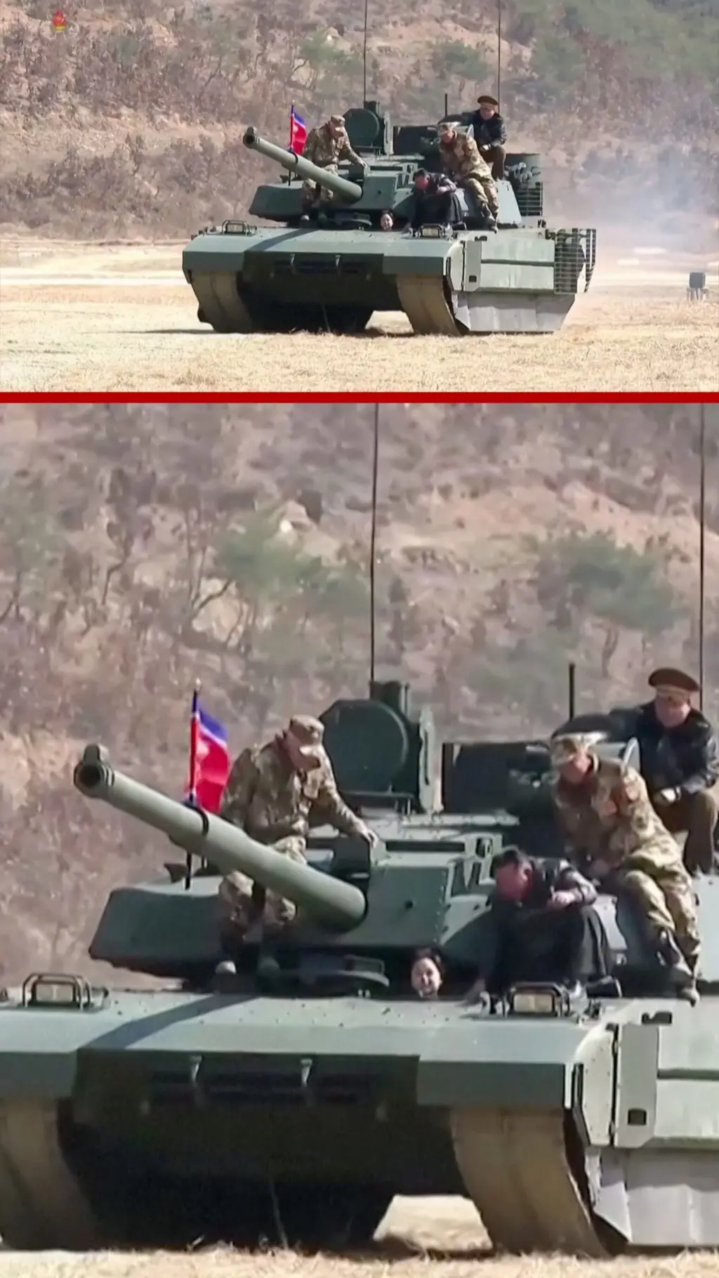 Kim Džong Unova ćerka upravlja borbenim tenkom