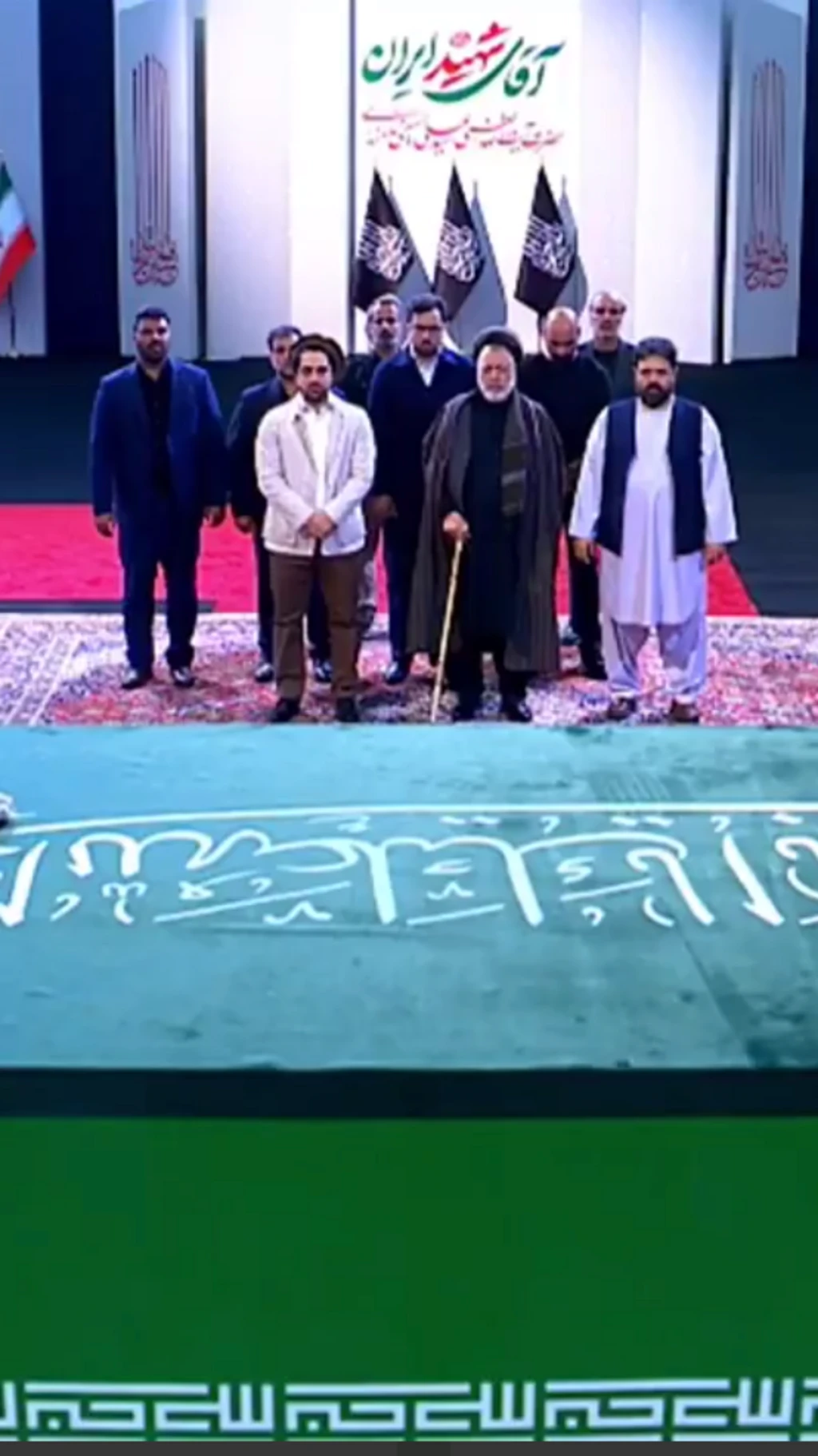 ادای احترام احمد مسعود و محمد محقق به علی‌خامنه‌ای