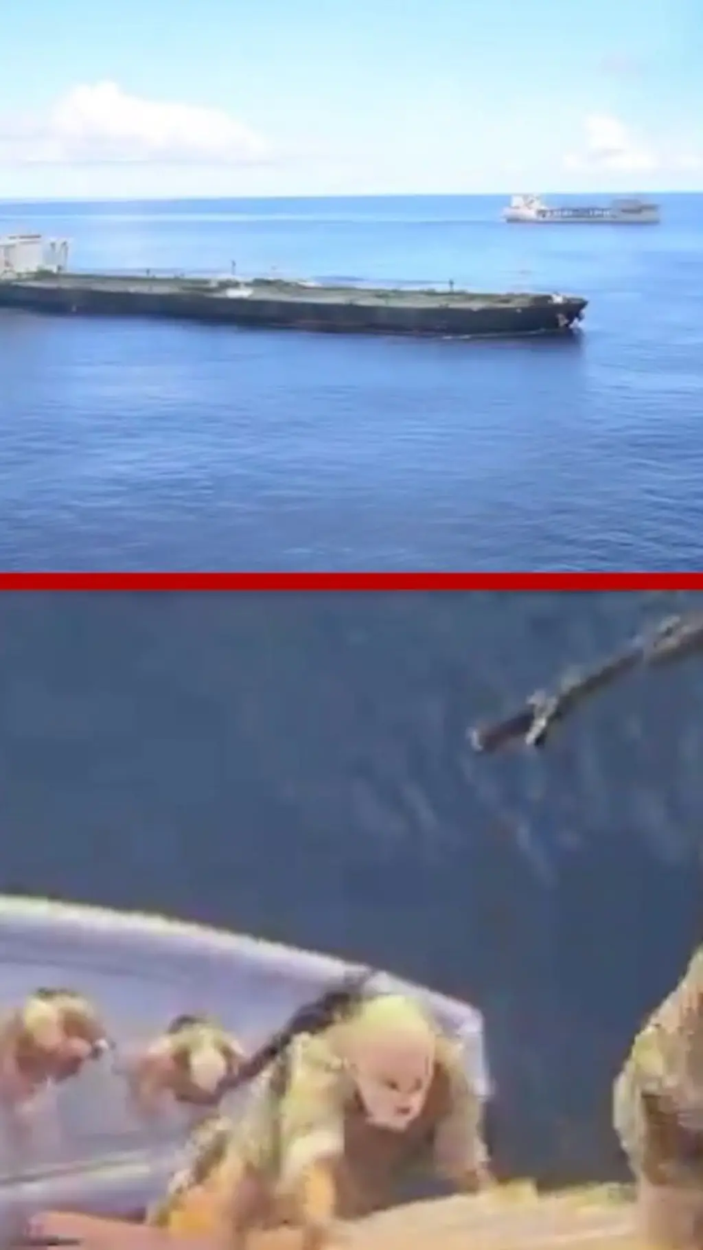 انتشار تصاویری از کشتی‌هایی توقیف‌شده در تنگه هرمز و اقیانوس هند سوم فروردین