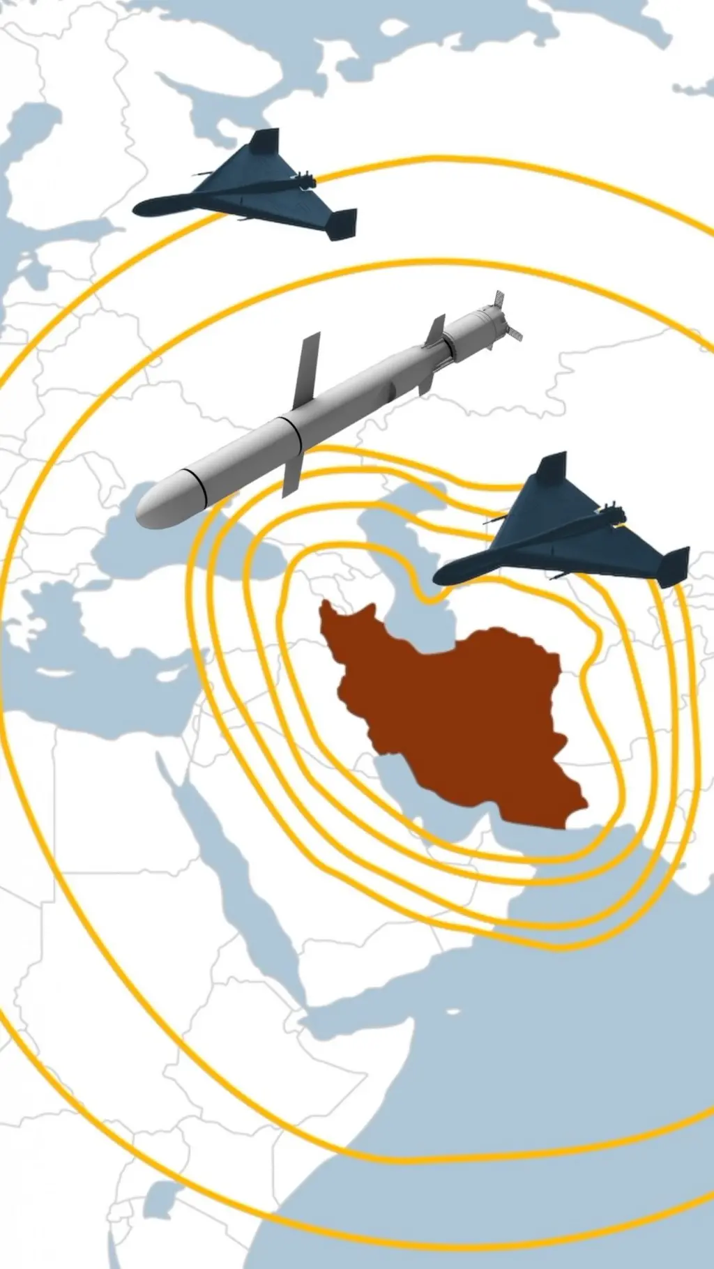 صواريخ وطائرات إيران المسيرة