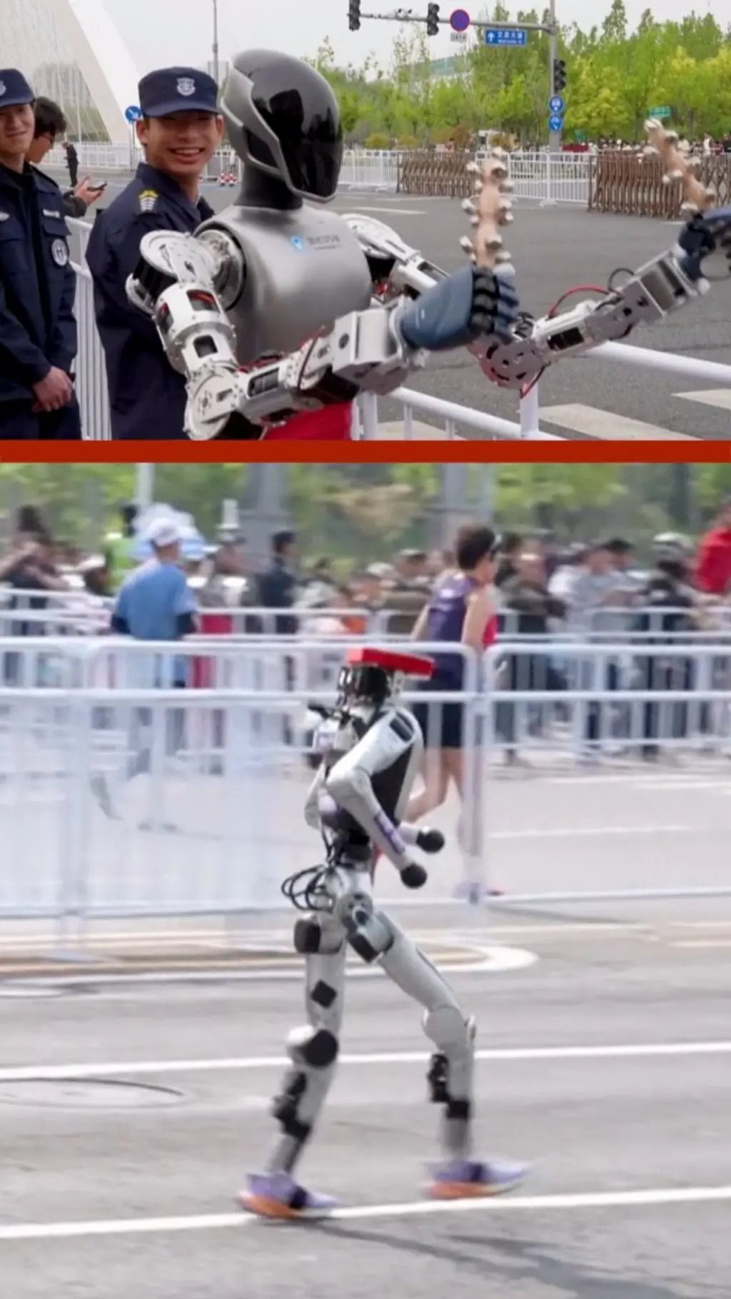 Robot trči polumaraton u Kini