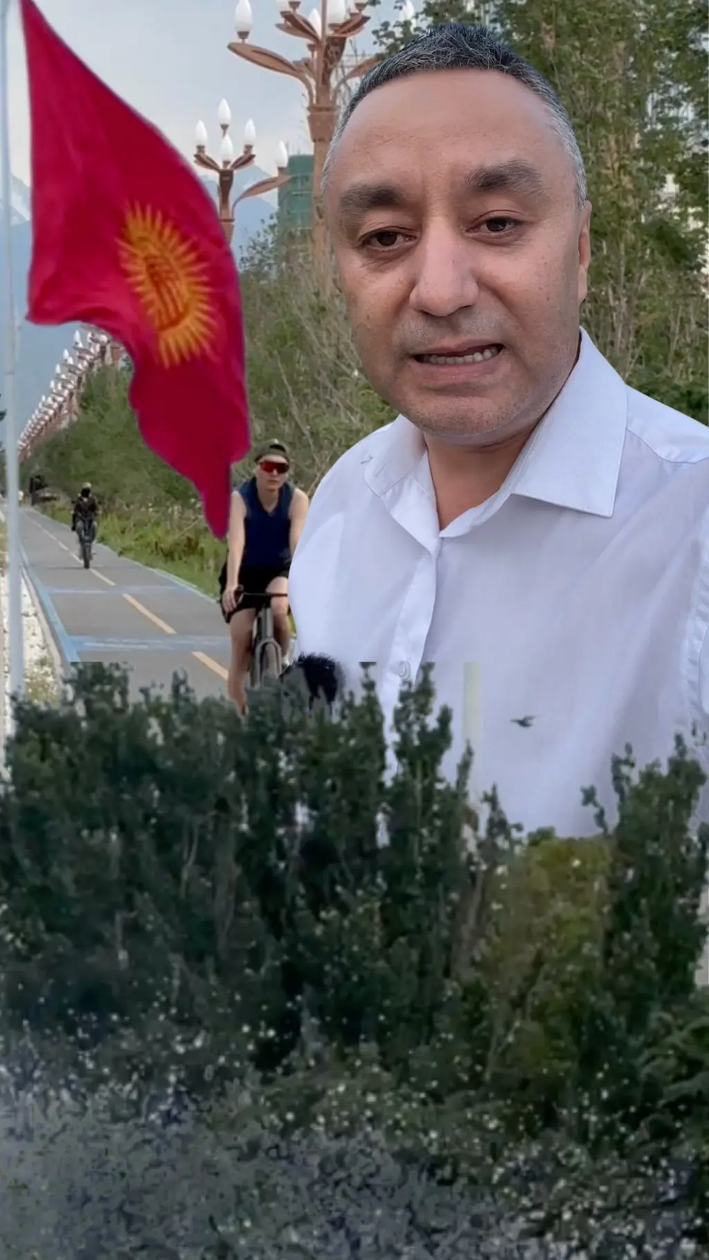 Bishkek shahri va BBC muxibiri