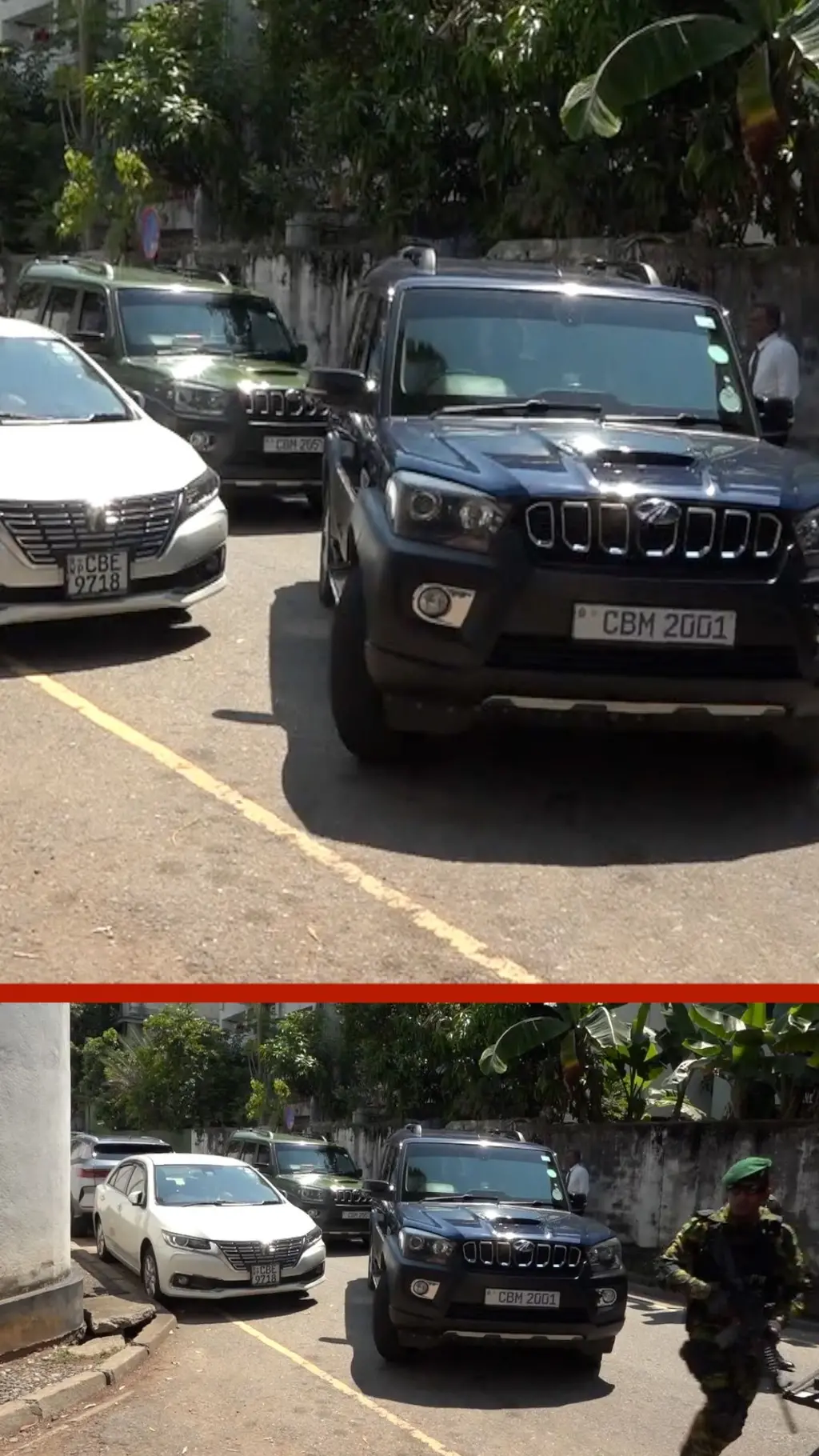 රාජ්‍ය බුද්ධි සේවයේ හිටපු ප්‍රධානී සුරේෂ් සලේ අධිකරණයට රැගෙන ආ අයුරු