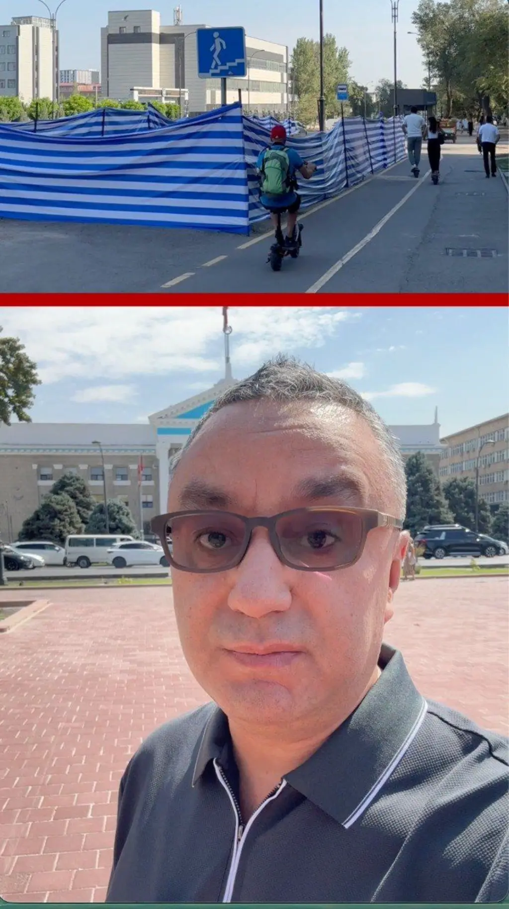 ББС мухбири Бишкекда