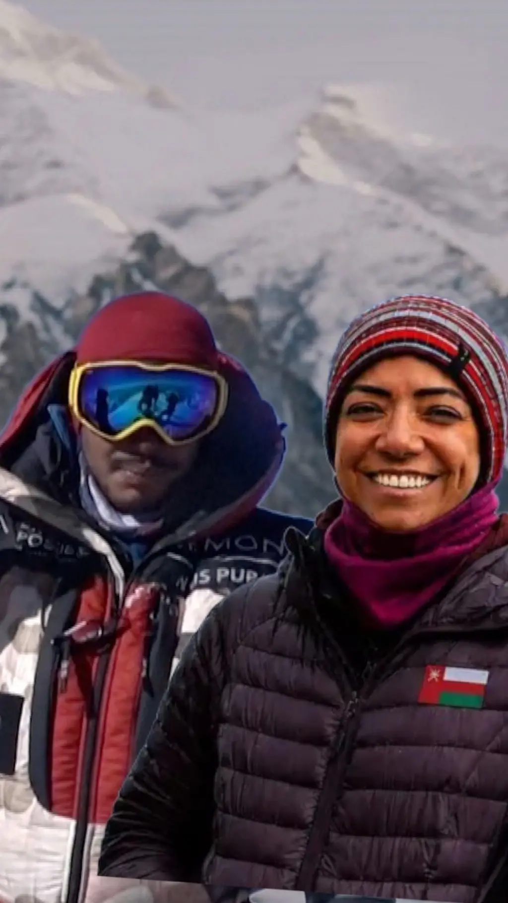 المتسلقان نيرمال بورجا ونظيرة الحارثي