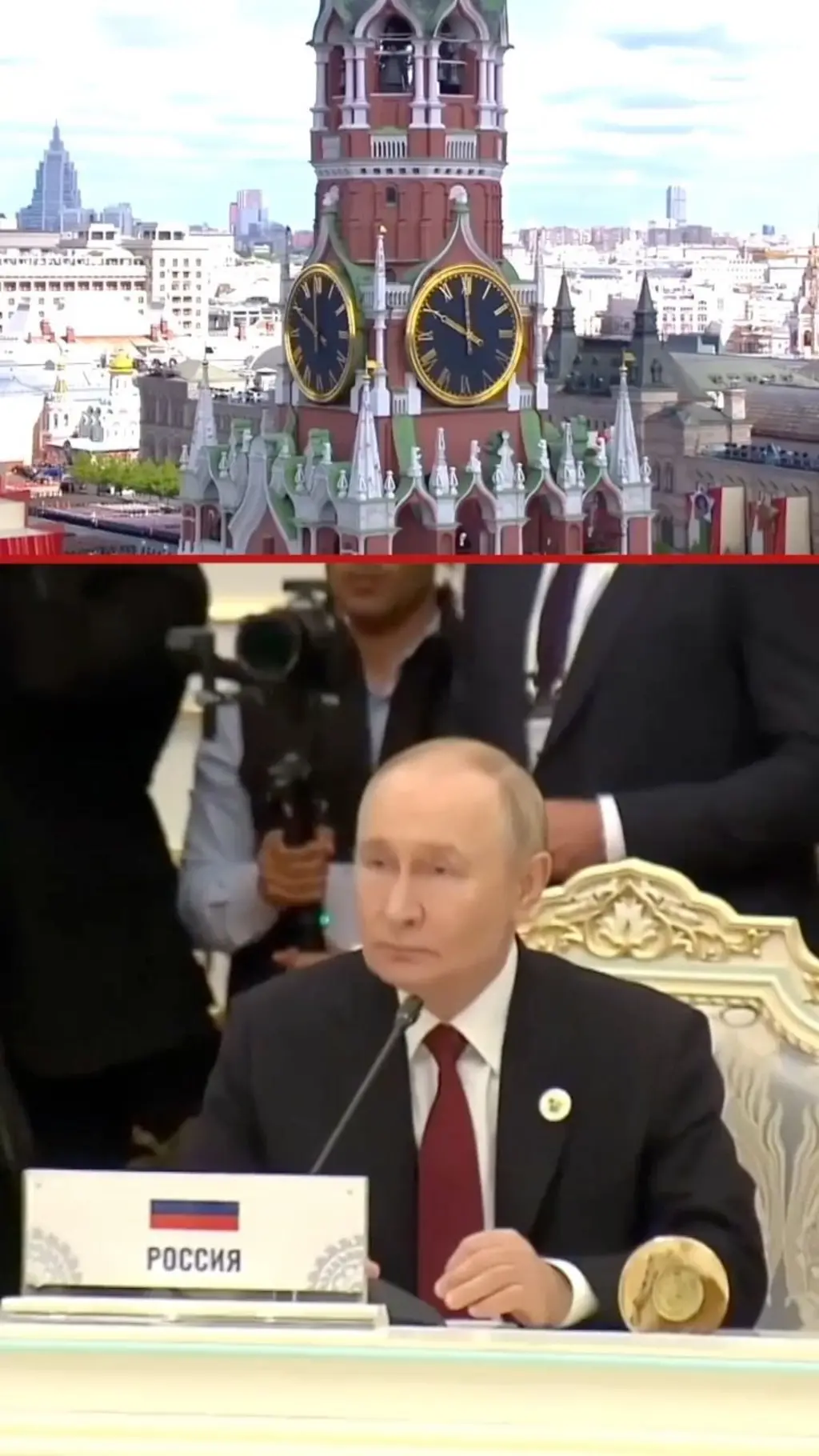 Kreml fonidagi Putin