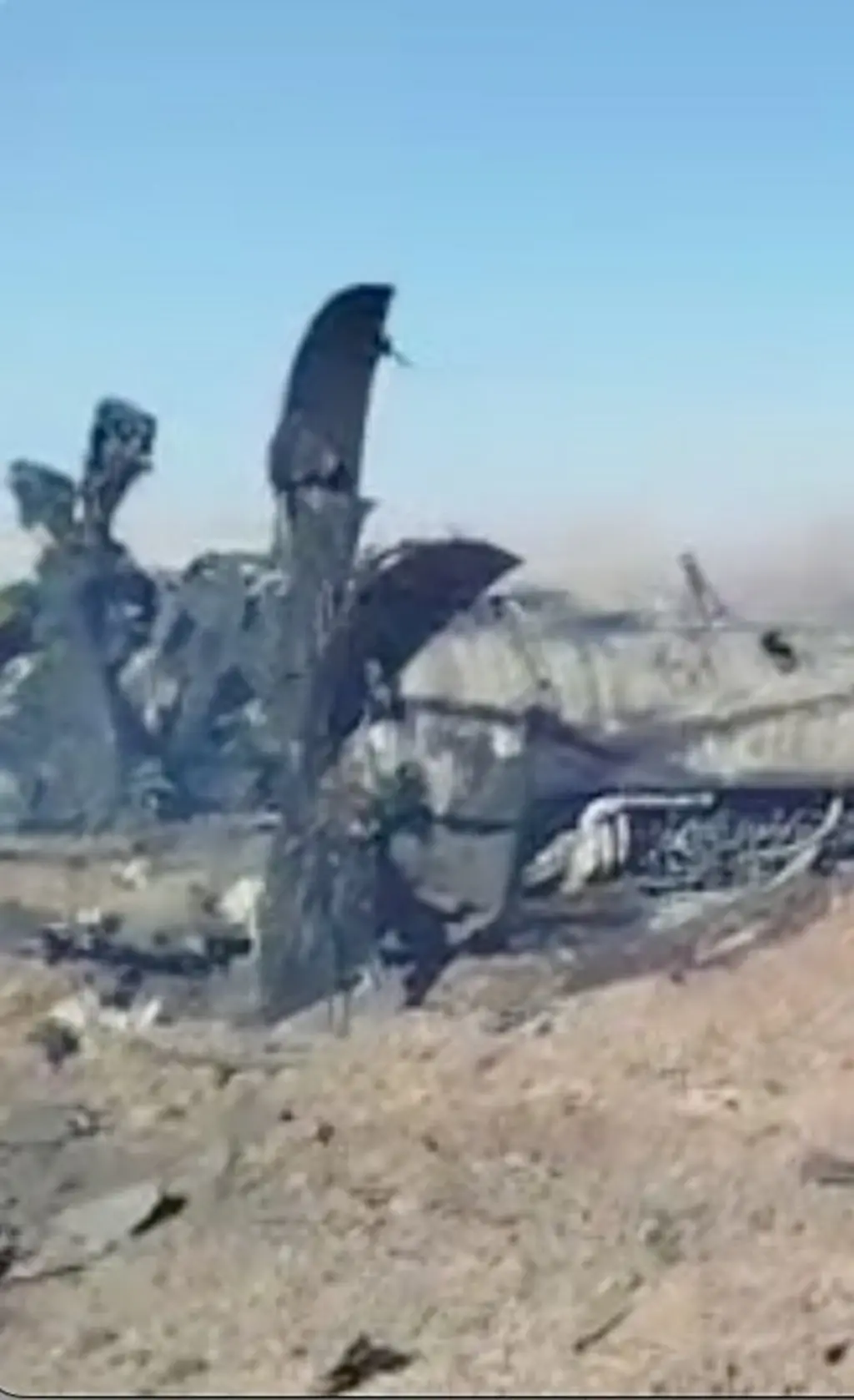 لاشه هواپیماهای آمریکایی منهدم شده