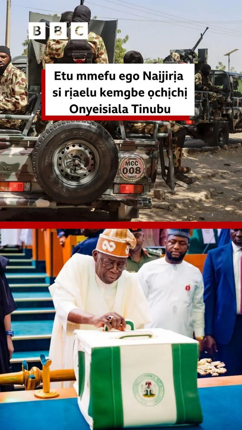 Etu mmefu ego Naịjirịa  si rịa elu kemgbe ọchịchị Onyeisiala Tinubu