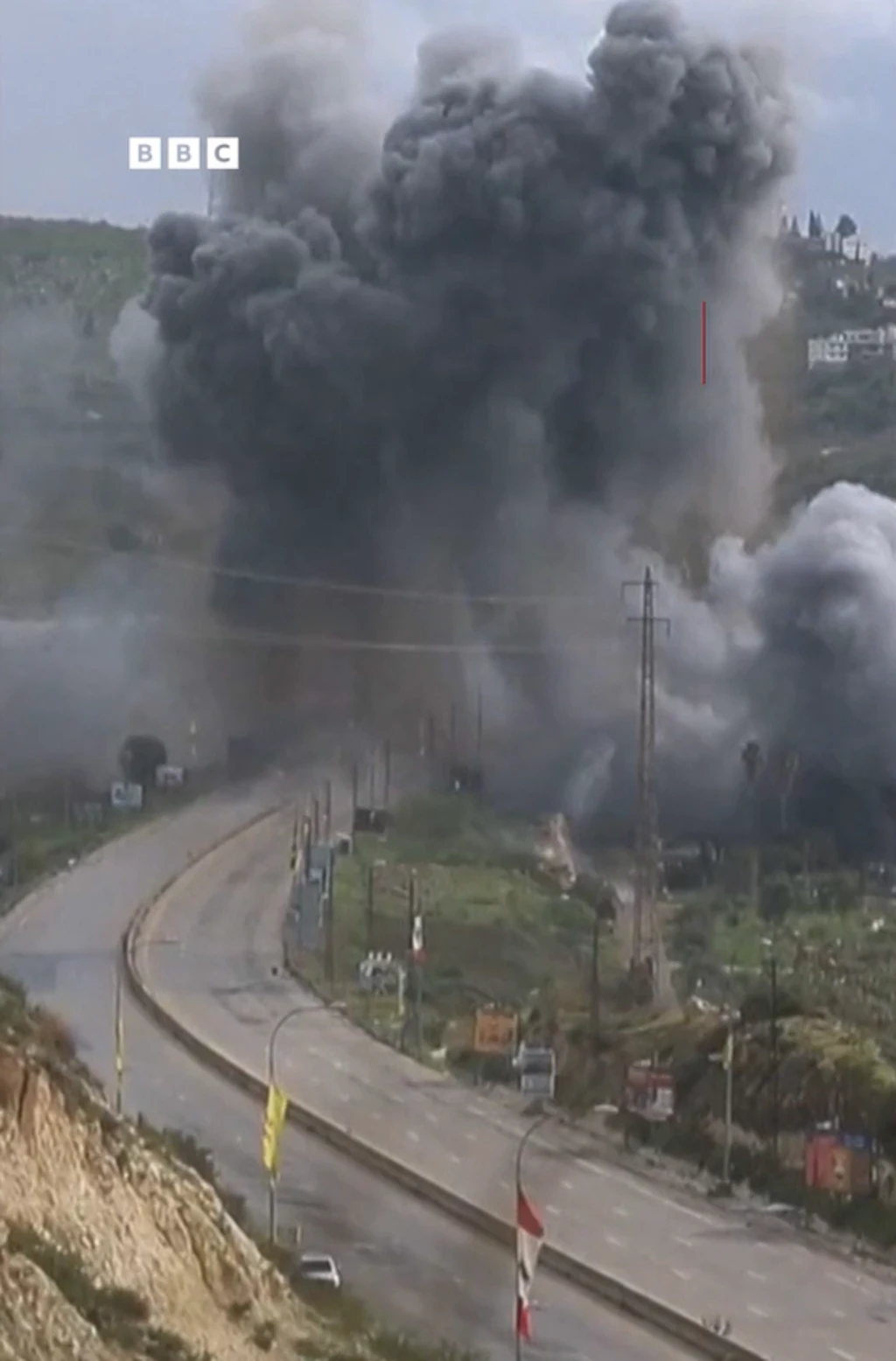 جنوبی لبنان میں موجود پُل جسے اسرائیلی فوج نے تباہ کیا