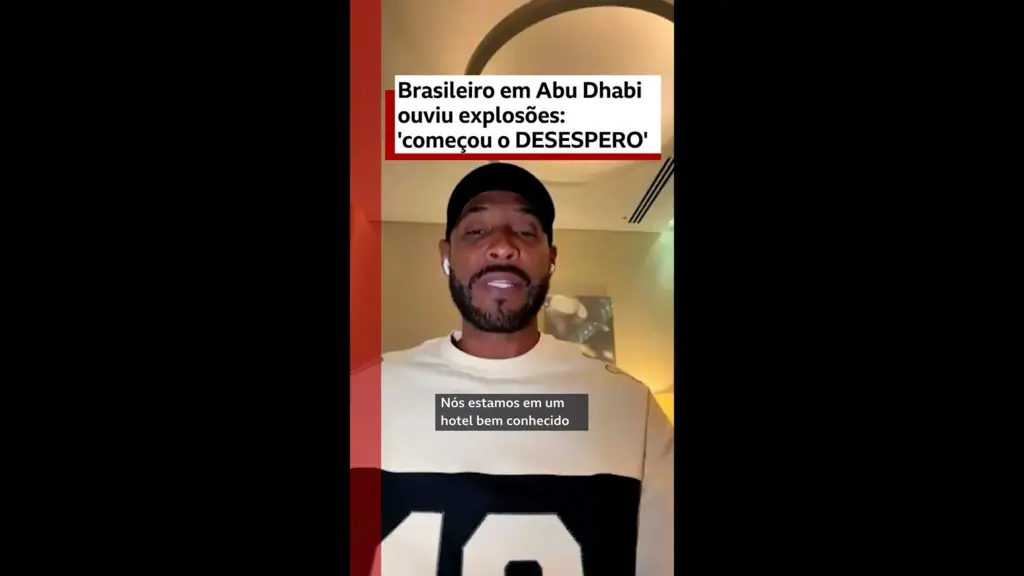Brasileiro fala de explosões em Abu Dhabi: ‘Fomos pegos totalmente de surpresa’