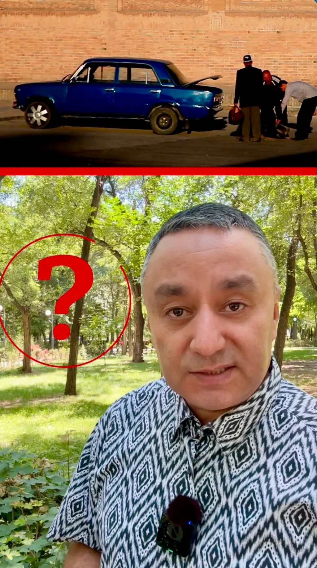 Eski mashina va BBC muxbiri