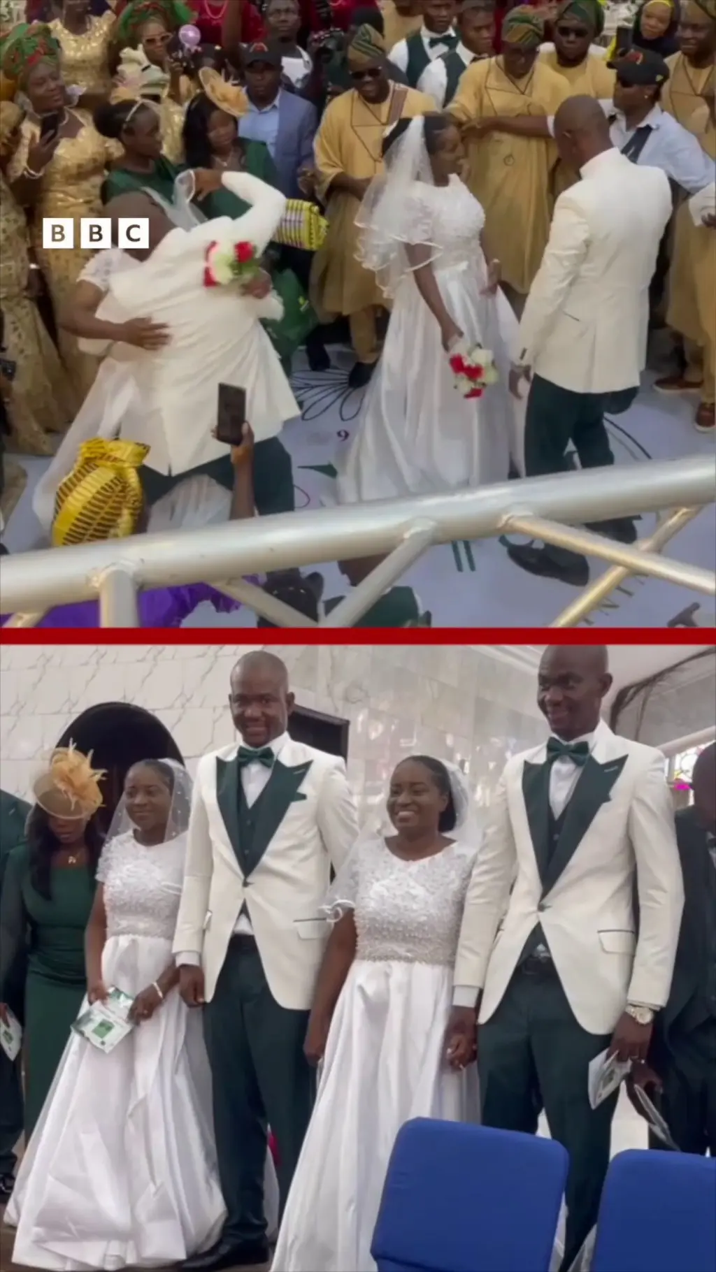 Twins wedding