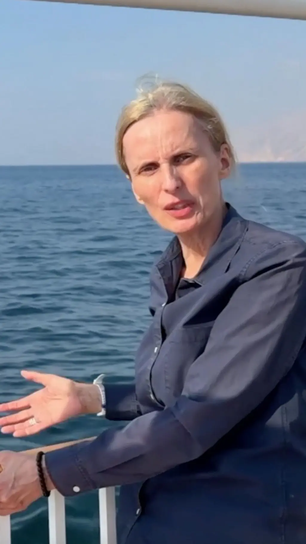 BBC reporterka u blizini Ormuskog moreuza