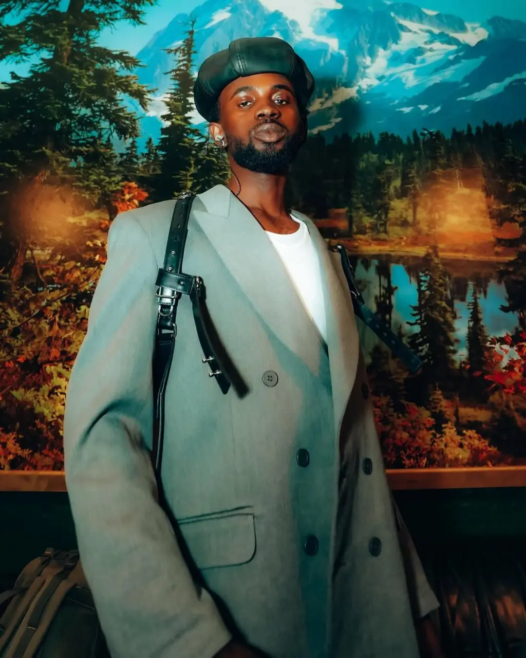 Black Sherif on suit