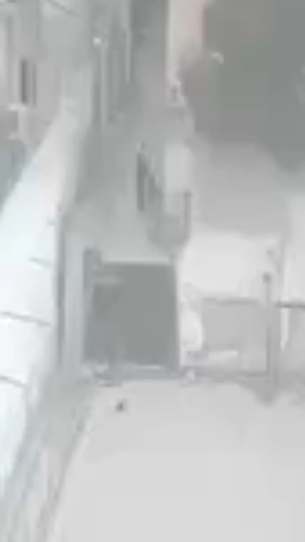 لقطة كاميرا مراقبة في أحد مخيمات الضفة الغربية