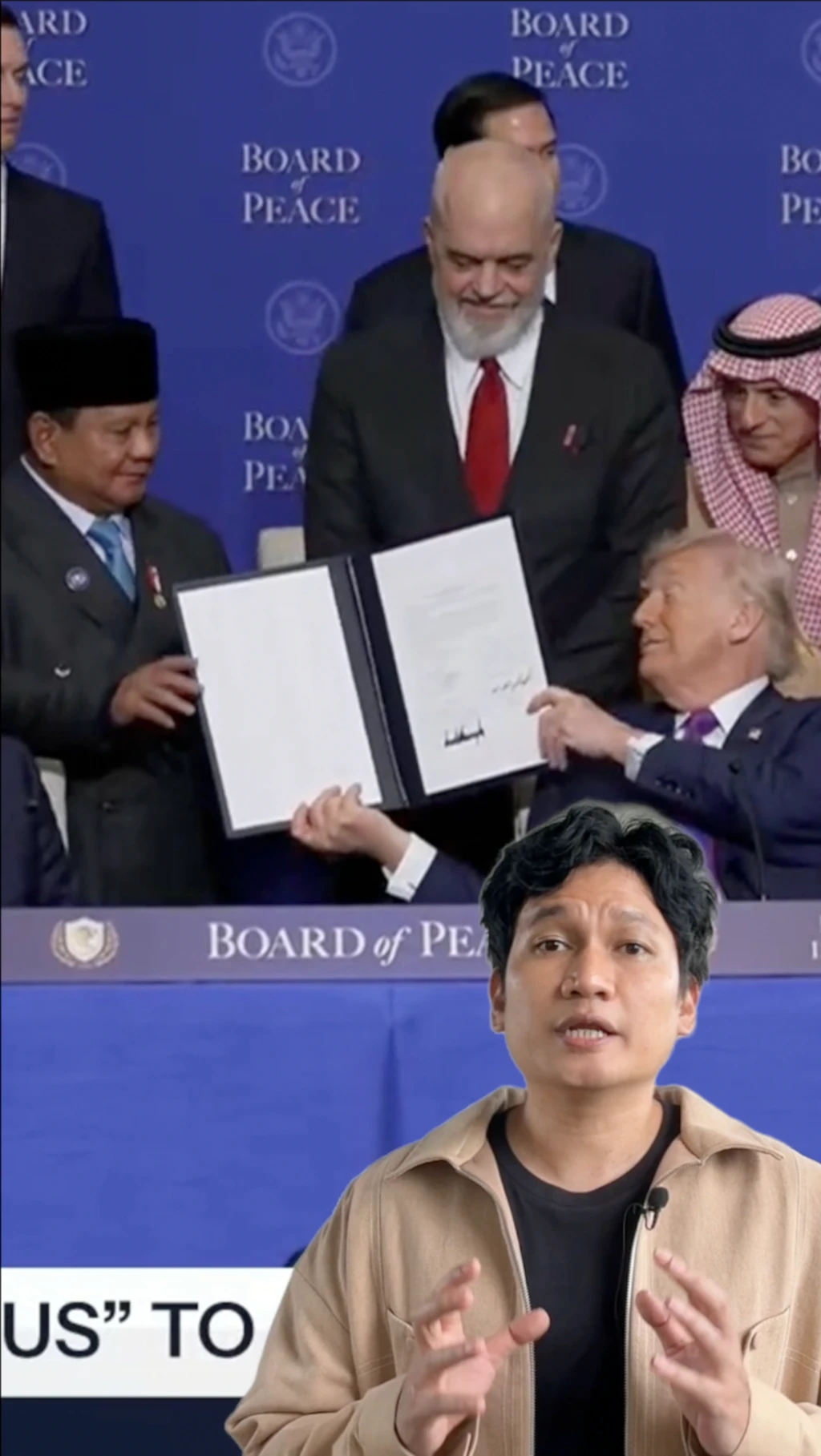 Apa peran Indonesia di Board of Peace bentukan Trump?
