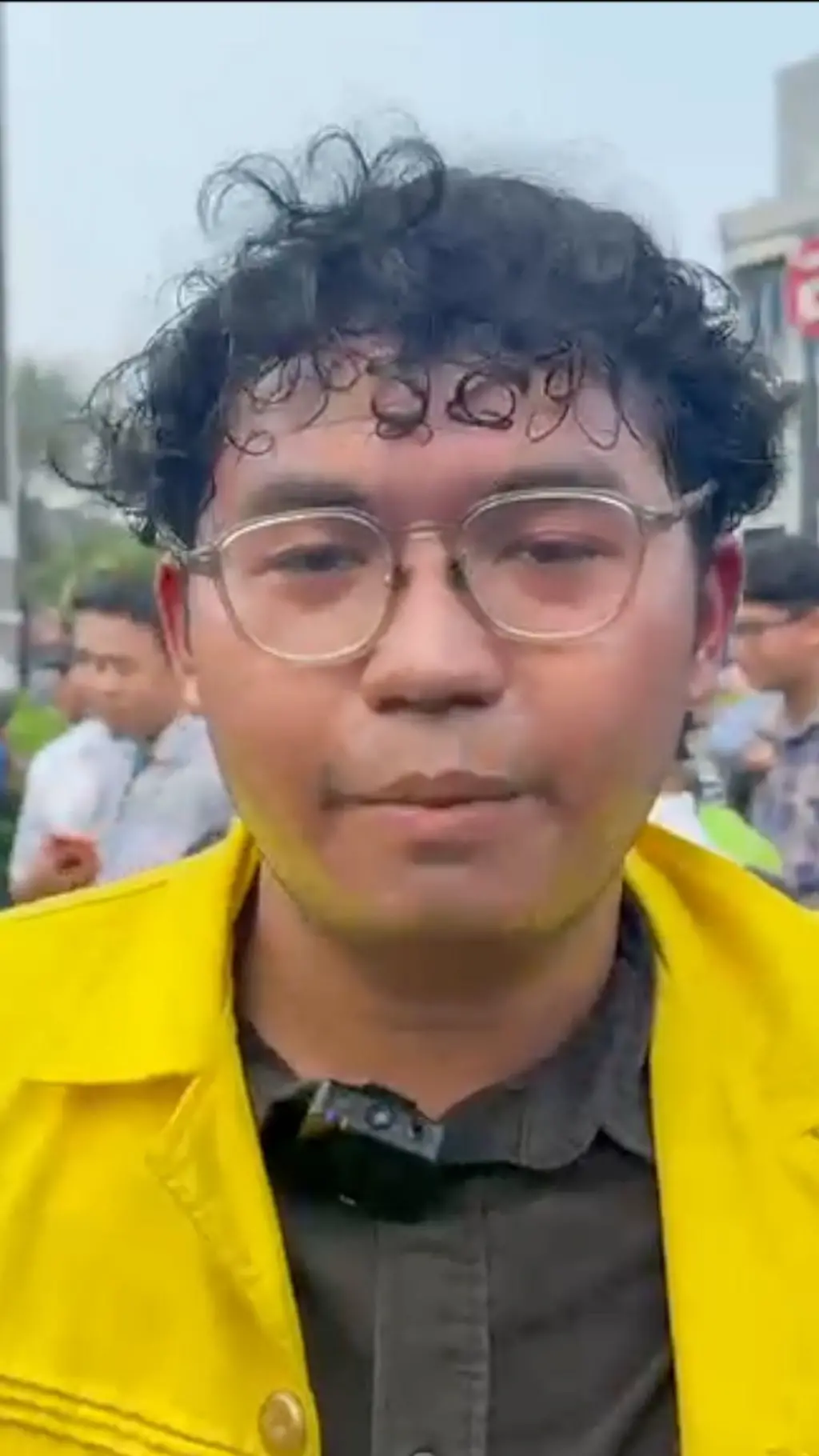 Demo mahasiswa di Bundaran HI: 'Ini hak kami untuk bersuara'
