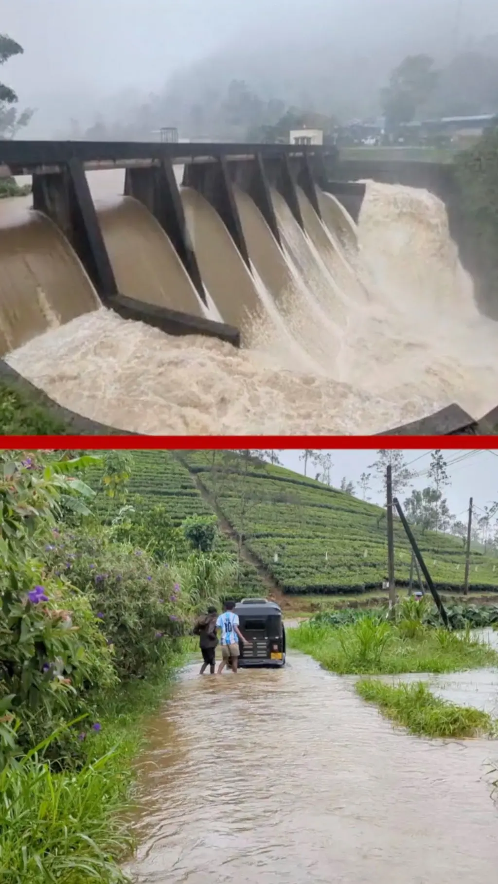 තද වැසිවලින් ප්‍රදේශ රැසකට පීඩා