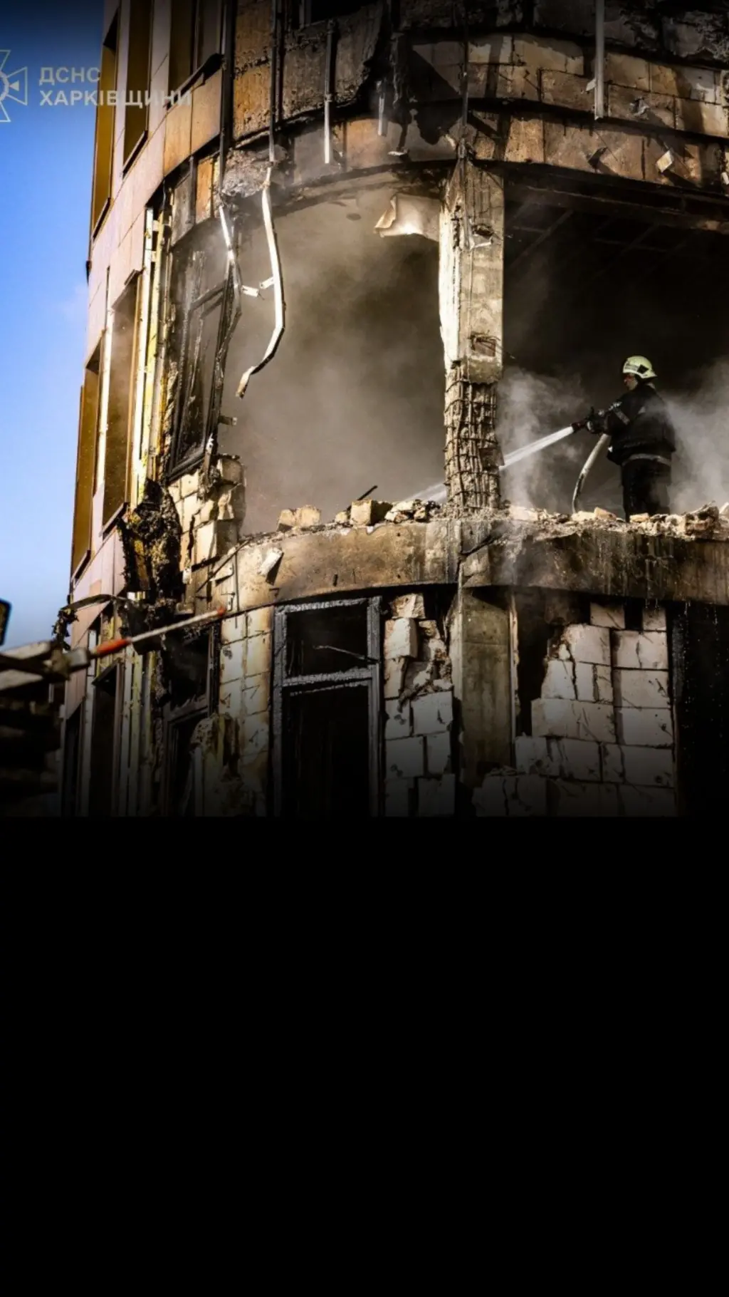 Харків, 2 квітня. Російський шахед влучив у будинок