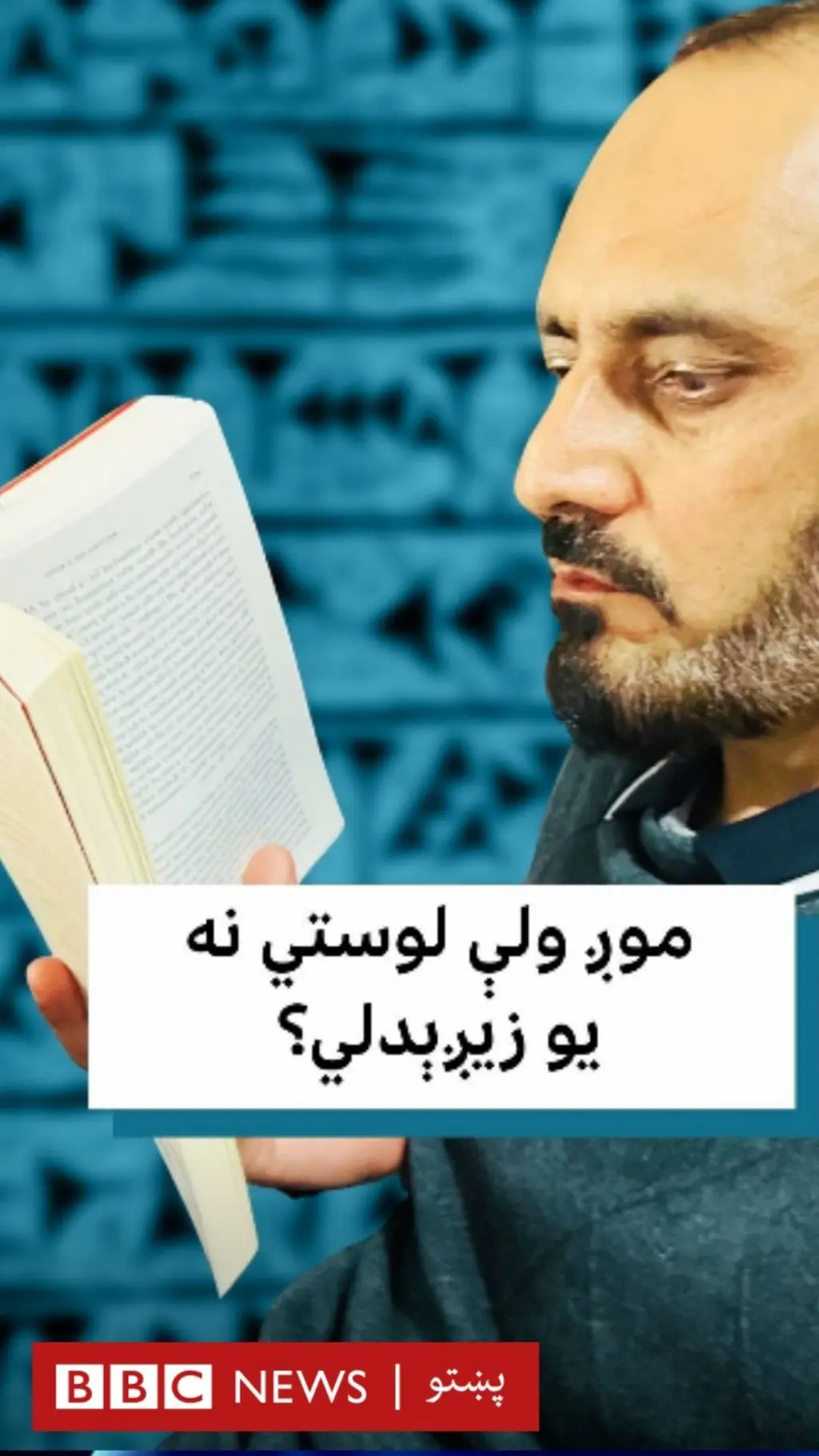 Hamim is reading a book