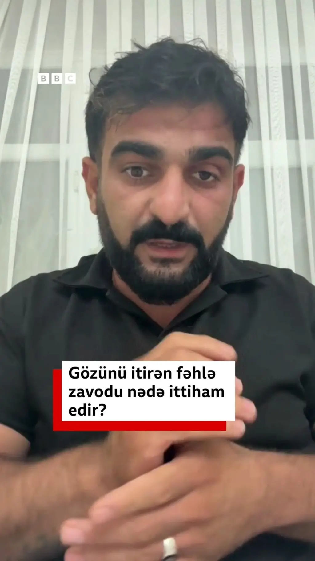 Şamxal Dadaşlı deyir ki, işlədiyi Müdafiə Sənayesi Nazirliyinin Şirvandakı Telemexanika Zavodunda dəzgahın partlaması nəticəsində bir gözünü itirib və hazırda protez gözlə yaşayır. 