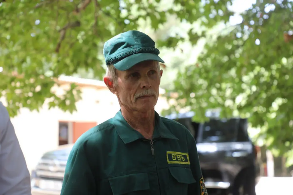 Александр Федин ўзининг ўрмонида