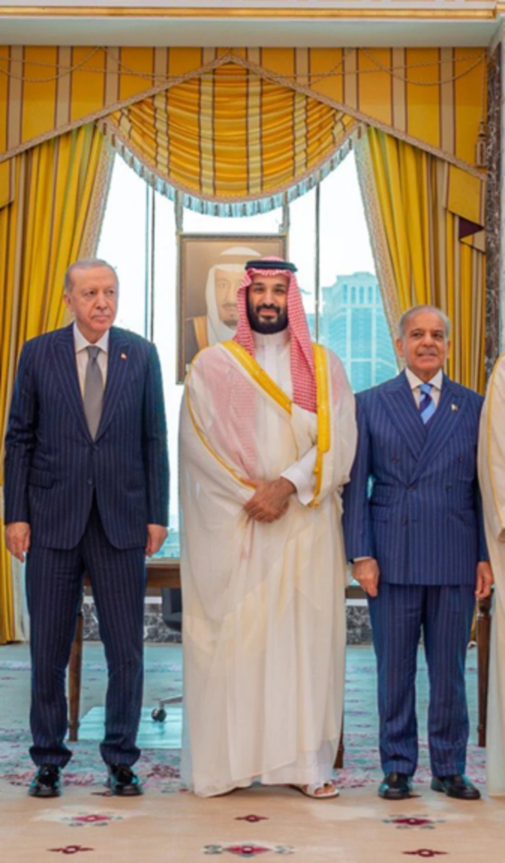 Erdogan, Mohammad bin Salman, Shehbaz Sharif
