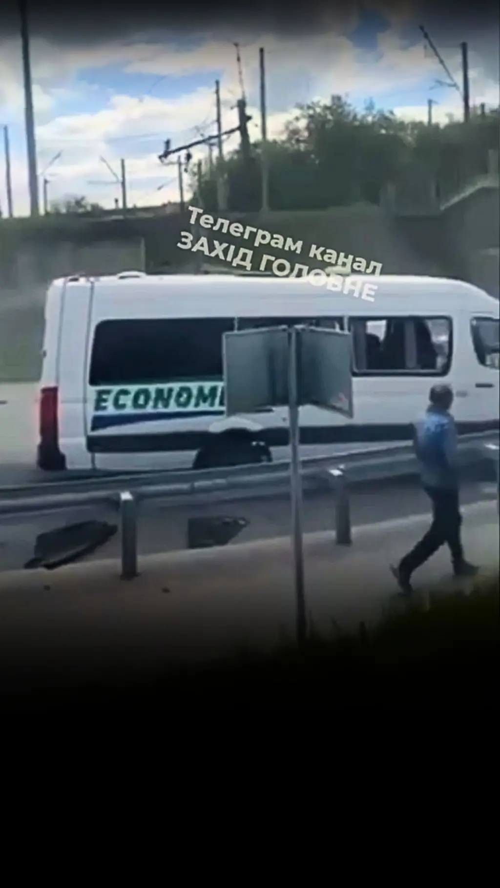 Ковель. Внаслідок атаки російського дрона пошкоджена маршрутка