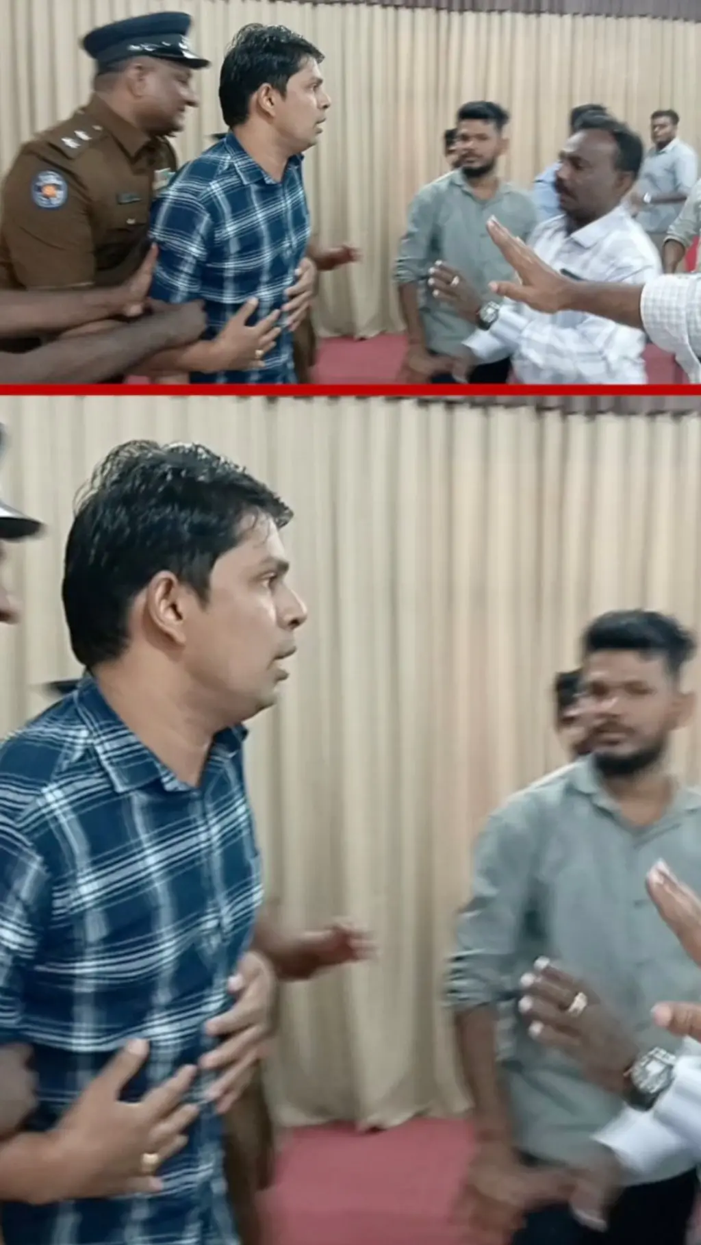 මන්ත්‍රී අර්චුනා අතර ගැටුමක් 
