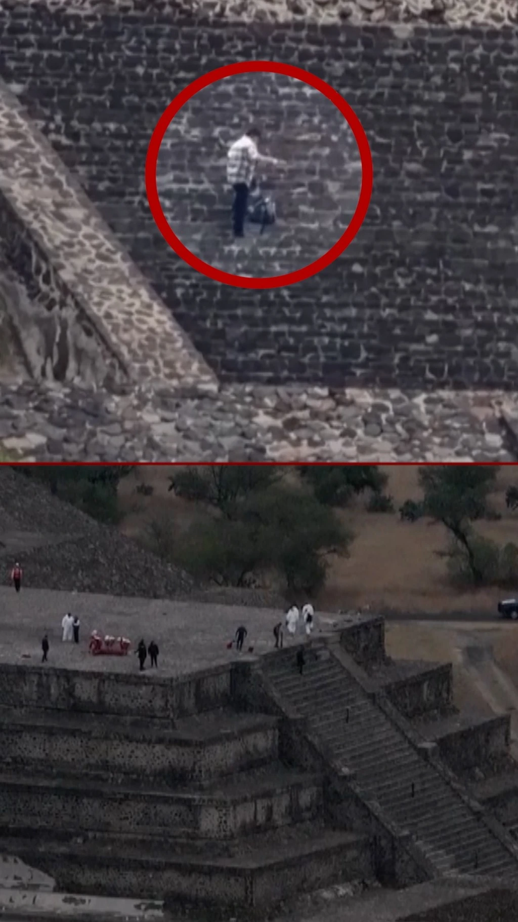 मेक्सिकोको पिरामिडमा पर्यटकमाथि गोली प्रहार।