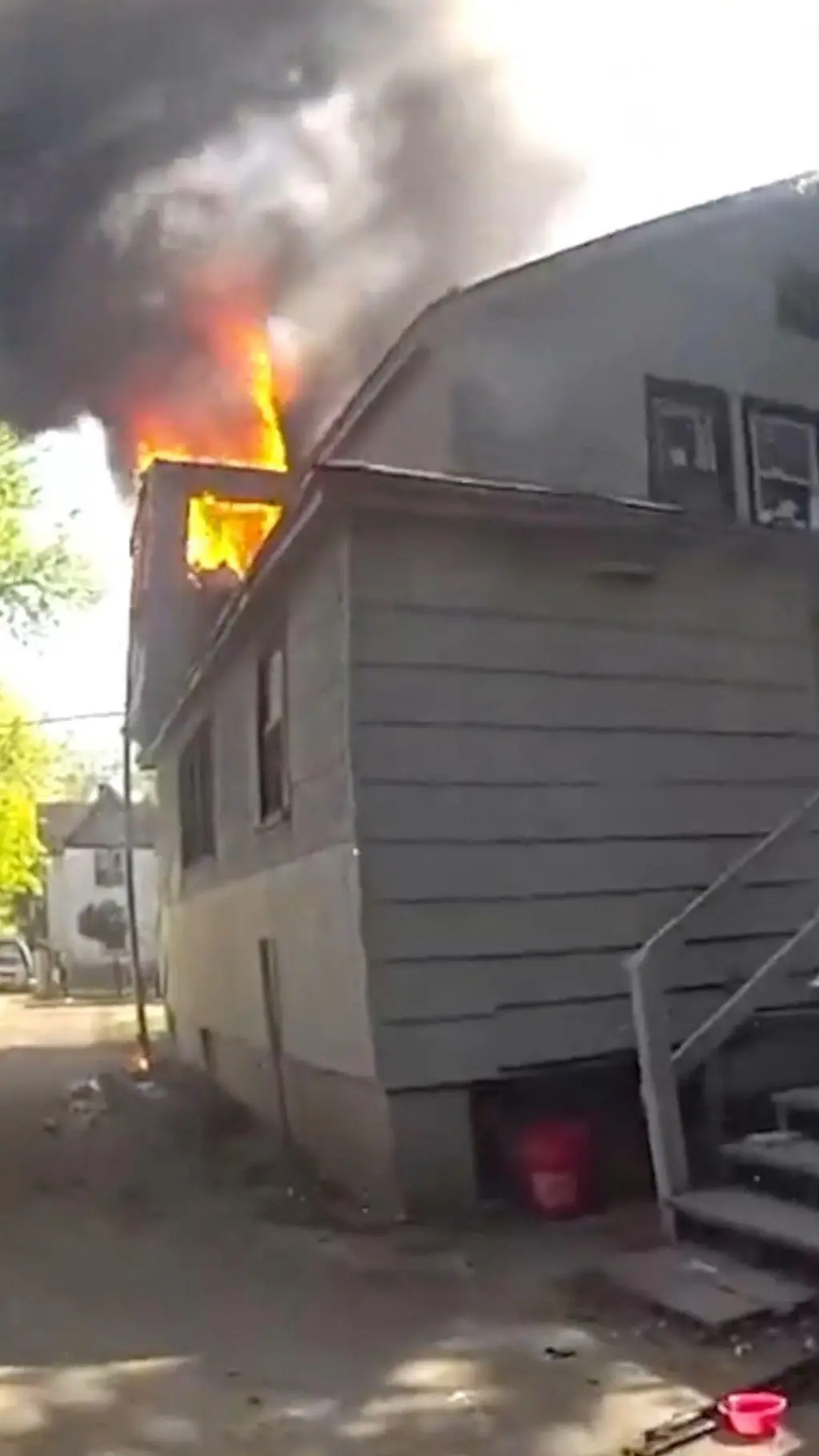 fire in home