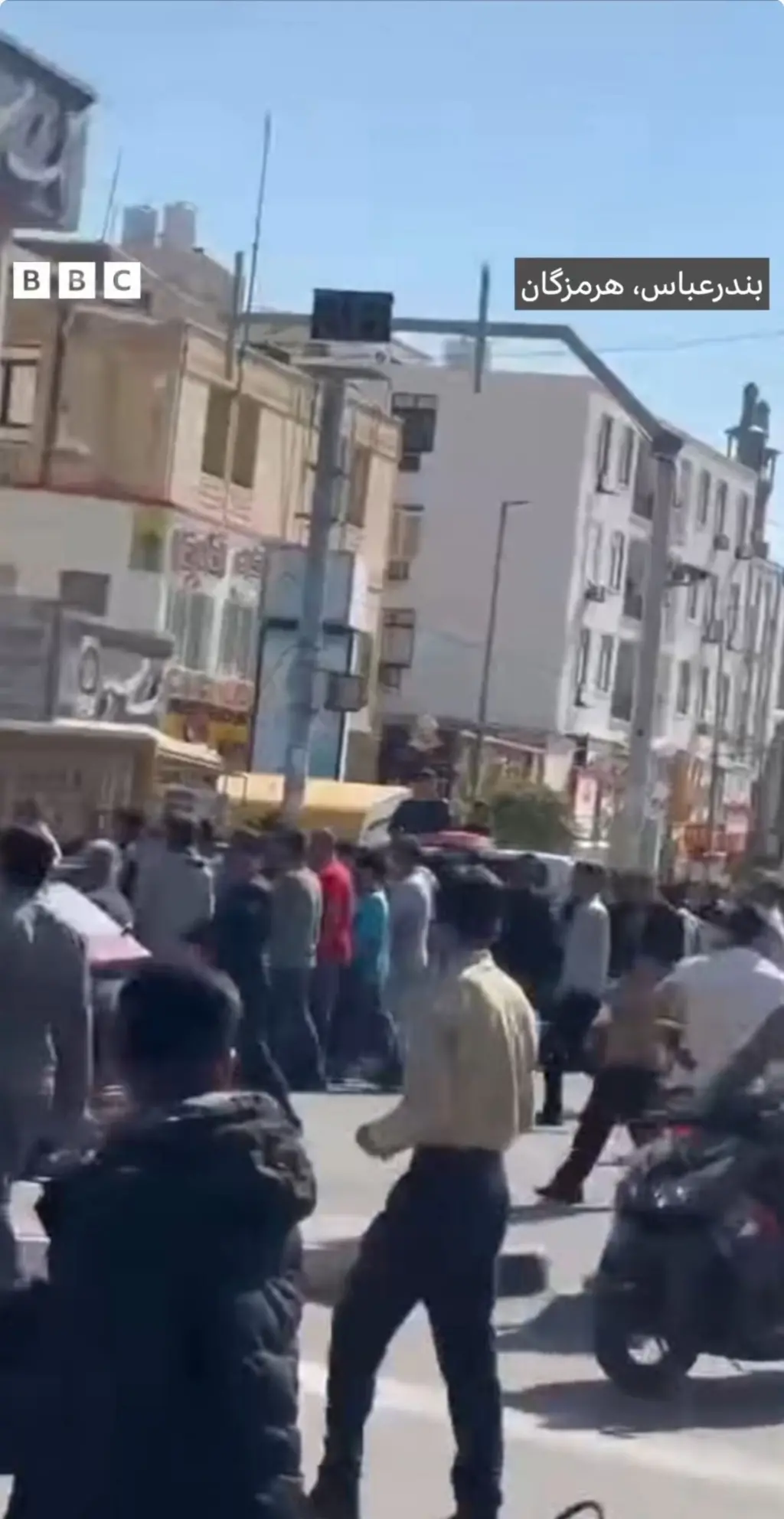 اعتراضات در بندرعباس