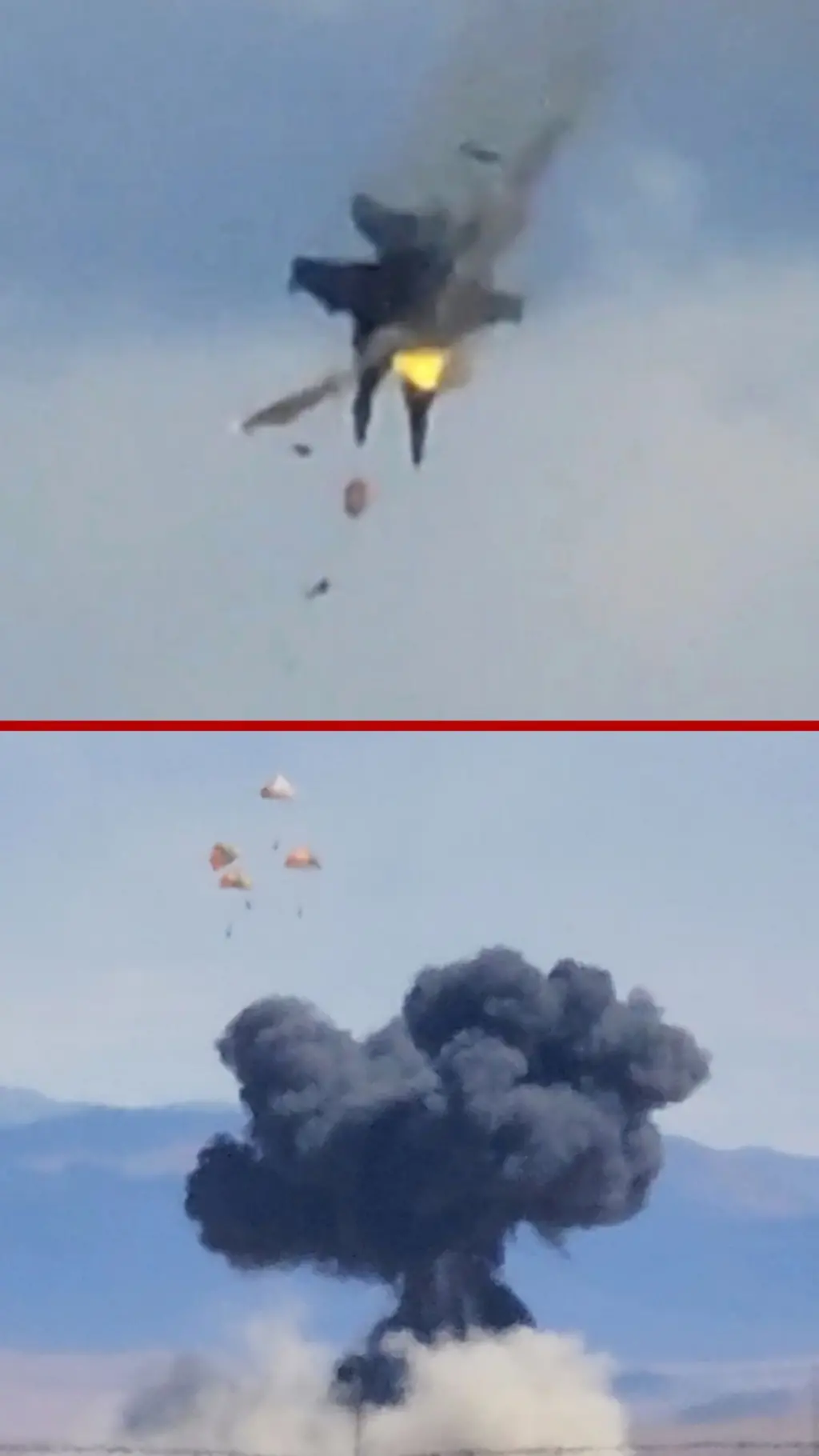 Sudar vojnih aviona u Americi