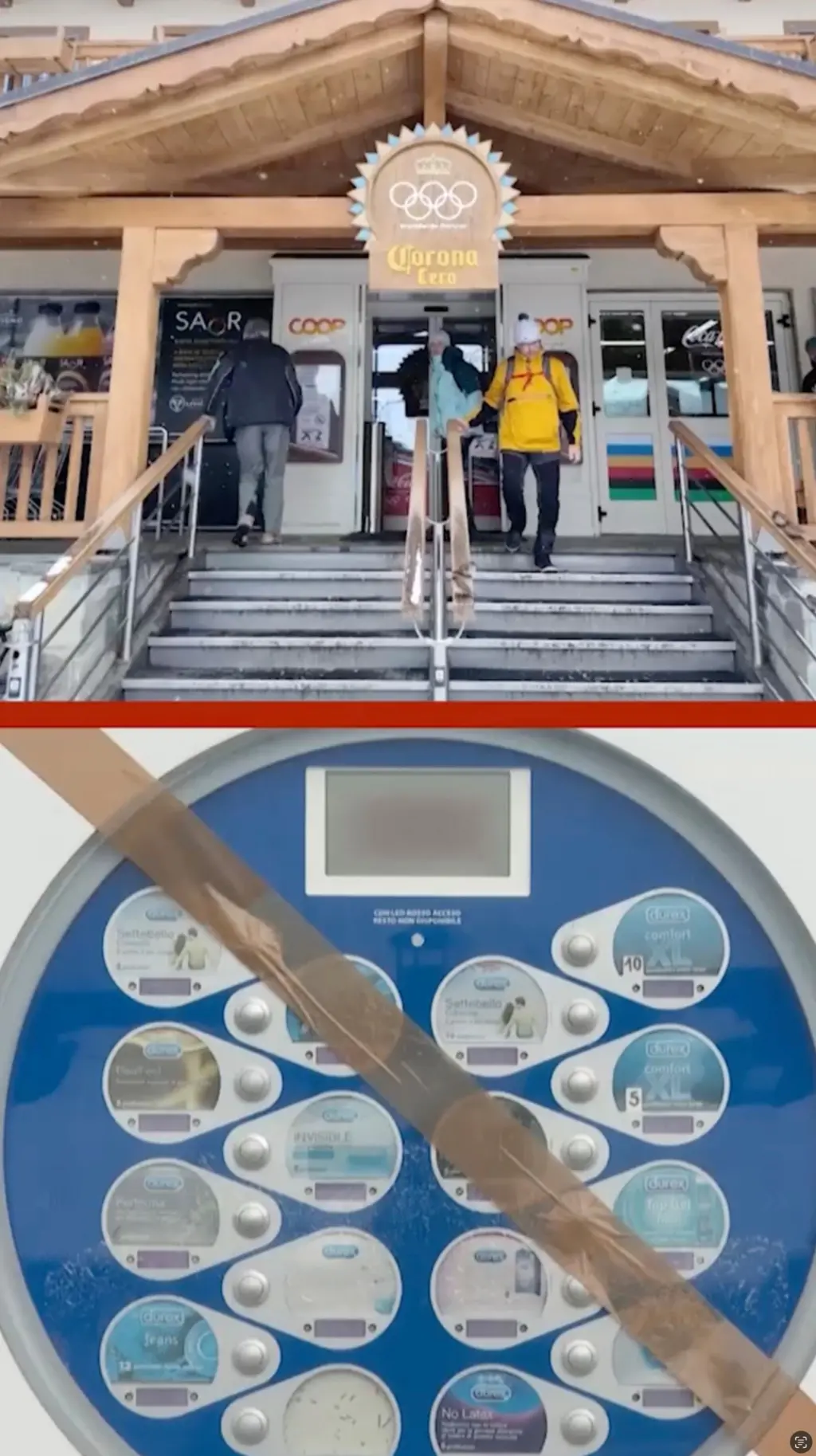 ශීත ඍතු ඔලිම්පික් ගම්මානය, නොමිලේ දෙන කොන්ඩම්